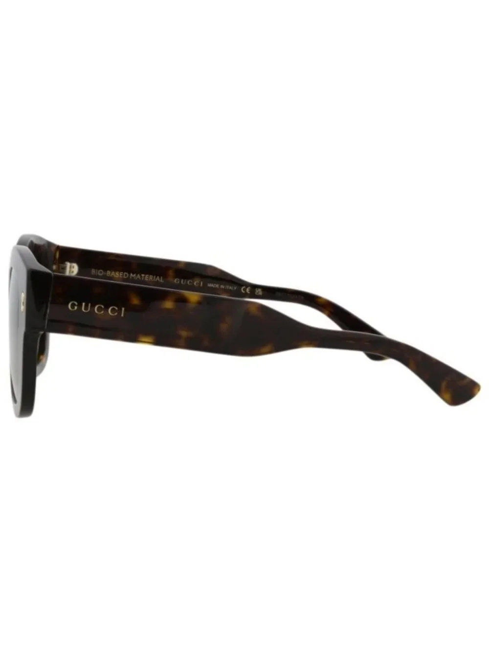 New Gucci Mens Square/Rectangle Havana Havana Green Fashion Designer Sunglasses